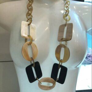 Buffalo horn necklace for women